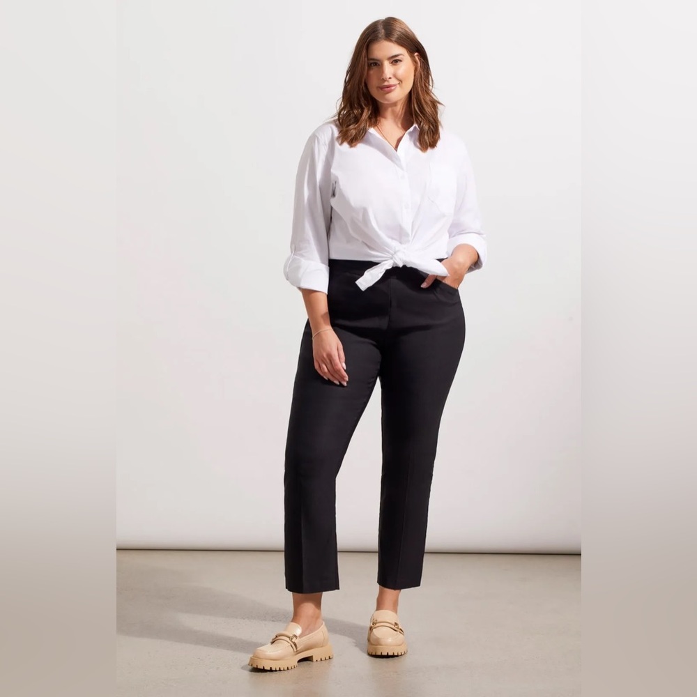 Fia Straight Leg Pull On Trouser Pant